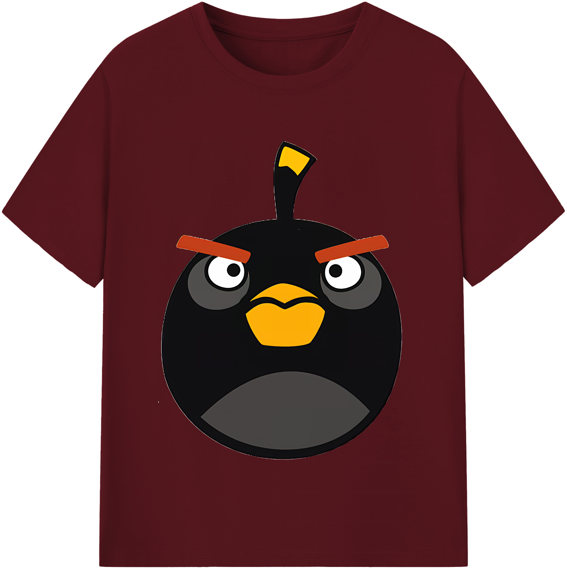 （画像用） Angry Birds アングリーバード 綿100％半袖Tシャツ（フロントプリント）